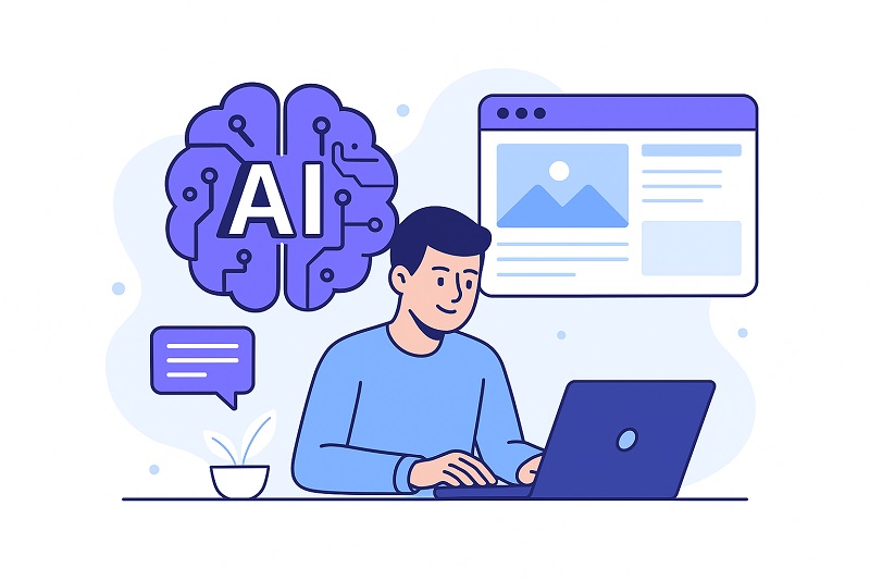 طراحی وب‌سایت با هوش مصنوعی